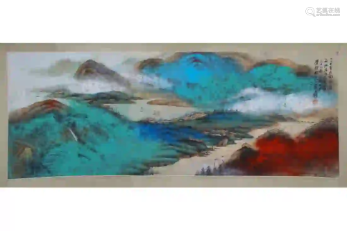 A PAINTING OF LANDSCAPE VIEW, CHANG DAI-CHIEN