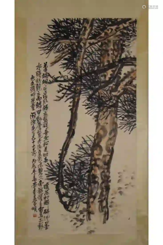 A PAINTING OF PINE TREE, WU CHANGSHUO
