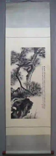 A PAINTING OF PINE TREE, WU HUFAN