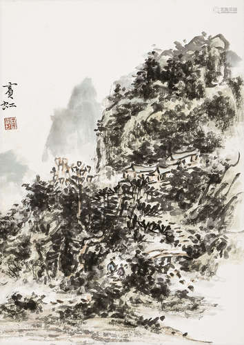 黄宾虹
山水