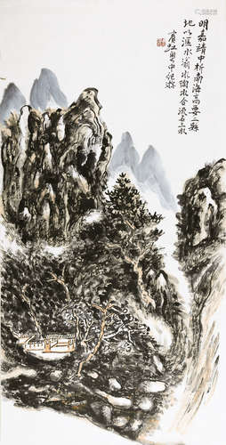 黄宾虹
山水