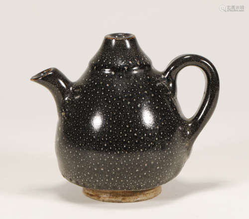 Yuan Dynasty - Black Glaze Kettle