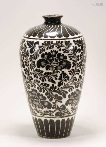 Song Dynasty - Cizhou Ware Plum Vase