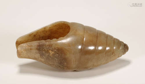 Yuan Dynasty - Hetian Jade Snail