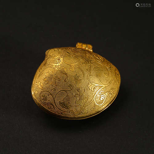 PURE GOLD SHELL, TANG DYNASTY, CHINA