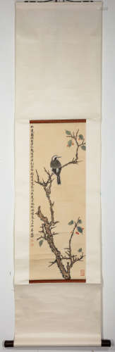 PAINTING AND CALLIGRAPHY 'FLOWER AND BIRD', CHINA