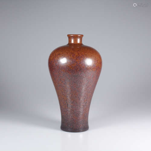 A Rust Pattern Porcelain Meiping