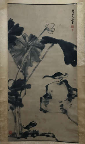 A Chinese Flower&bird Painting, Ba Da Shanren Mark