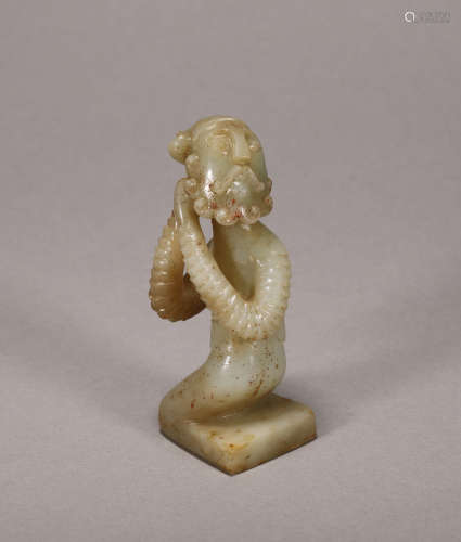Tang Dynasty - Jade figure