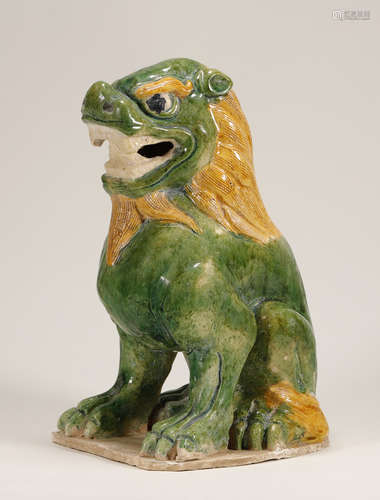 Song Dynasty - Sancai Lion Decoration