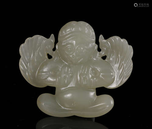 Yuan Dynasty - Jade Bird Ornament