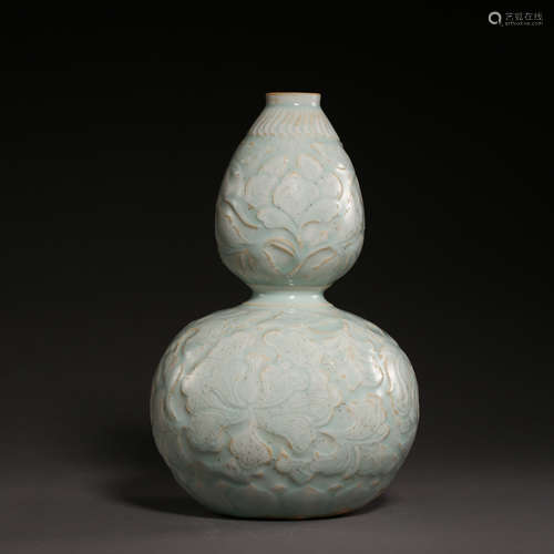 HUTIAN KILN GOURD BOTTLE, SOUTHERN SONG DYNASTY, CHINA