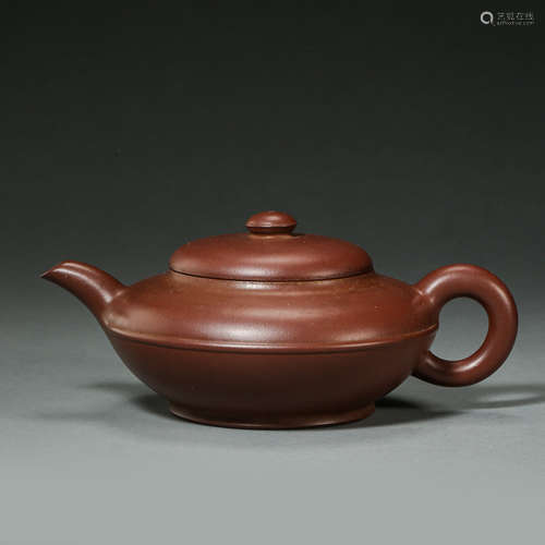 ZISHA TEAPOT, QING DYNASTY, CHINA