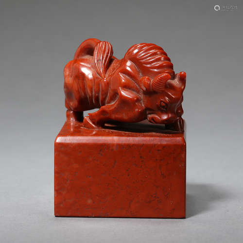 SHOUSHAN STONE SEAL, QING DYNASTY, CHINA