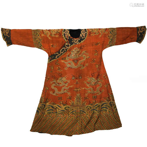 KESI DRAGON ROBE, QING DYNASTY, CHINA