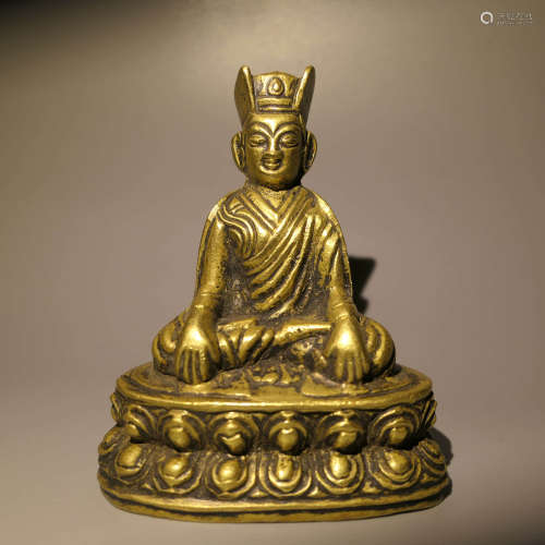A Gilding Copper Buddha Statue