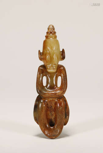 Hongshan Culture - Jade Sun Figure