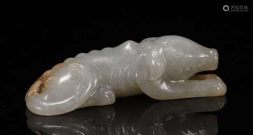 Qing Dynasty - Hetian Jade Dog