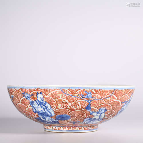 Qing Daoguang Tsinghua famille rose bowl