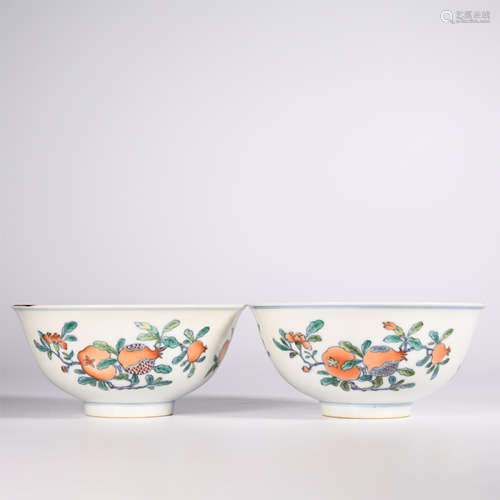 Qing yongzheng famille rose flower bowl