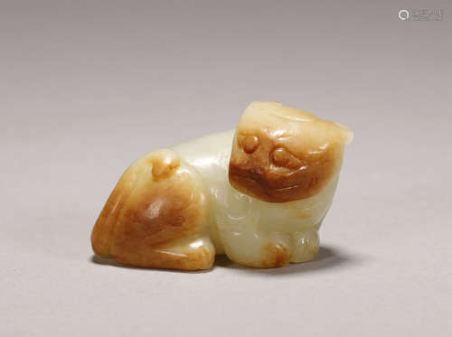 Song Dynasty -  Hetian Jade Beast