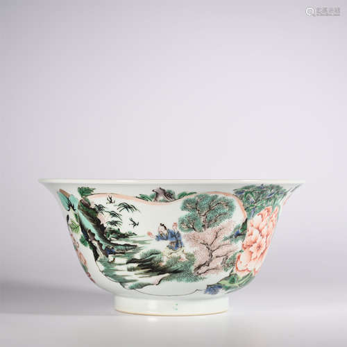 Qing Kangxi famille rose bowl