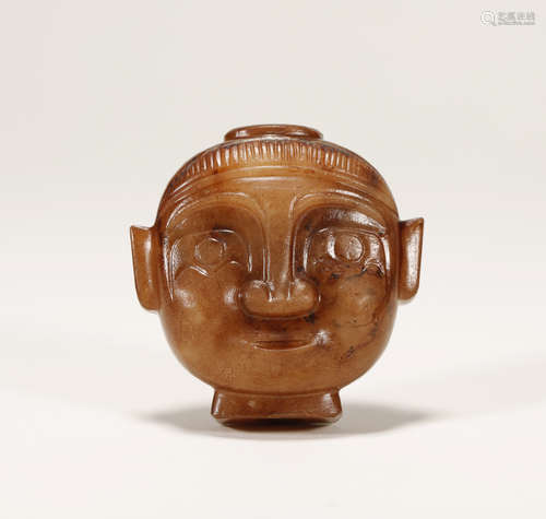 Shang Dynasty - Jade Figure Face