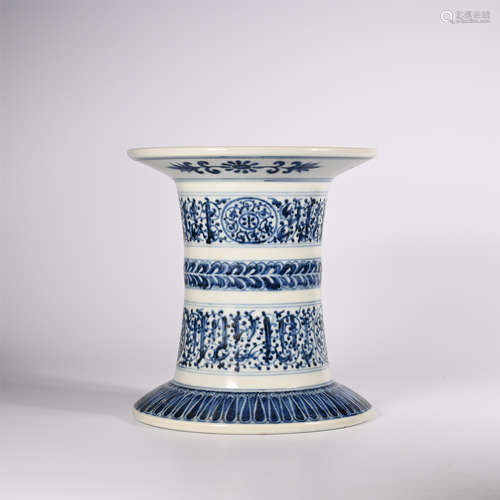 Ming Dynasty Blue and White Flower Goblets