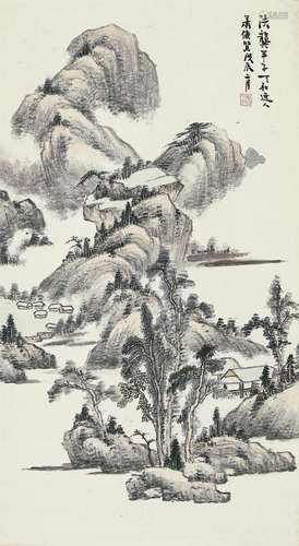 萧俊贤（1865-1949） 山水