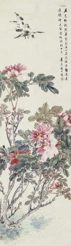 朱偁（1826-1900） 花鸟