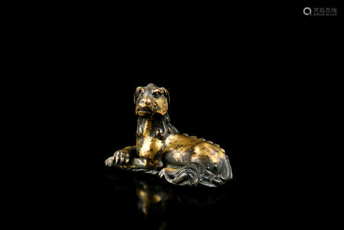 GILT BRONZE CAST 'MYTHICAL BEAST' FIGURE