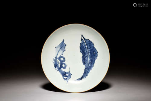 BLUE AND WHITE DISH