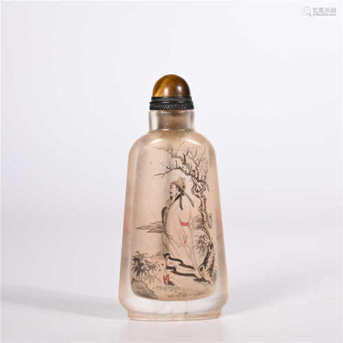 Glass Snuff Bottle in Qing Dynasty