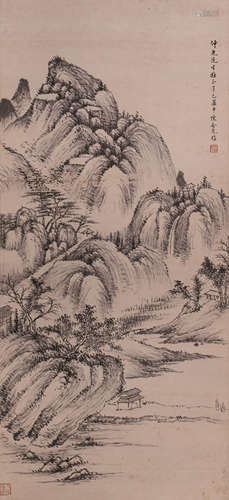 陈含光 山水