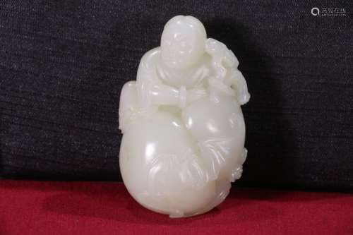 A Hetian Jade Maitreya Ornament