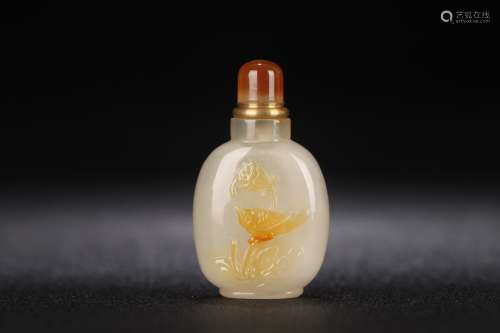 An Agate Snoof Bottle