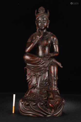 An Agarwood Guanyin Statue