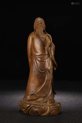 A Bamboo Figure Carved Ornament