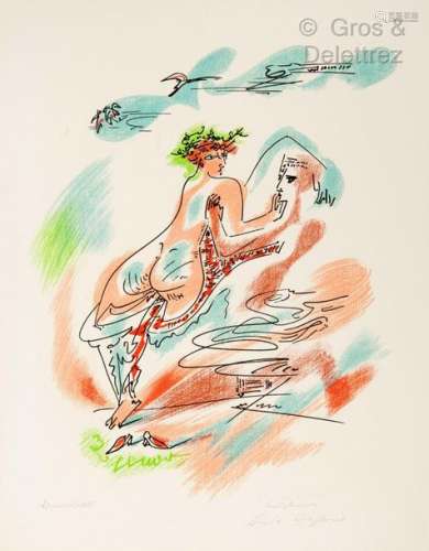 André MASSON (1896 1987) Le Couple Lithographie en…