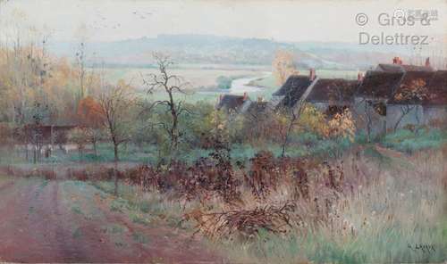 Georges Grégoire LAVAUX (1869 1949) Paysage de ca…