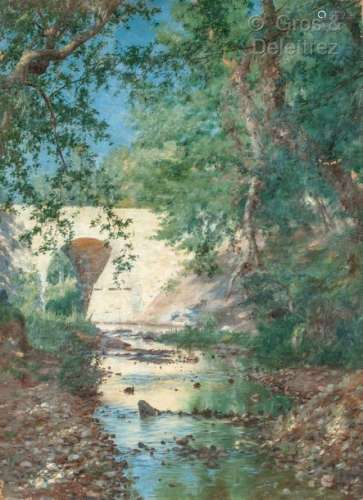 Johan Peter WILDENRADT (1861 1904) Pont romain et…