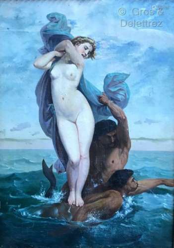 H. PONCELET (XIXe siècle) Aphrodite sortant des e…