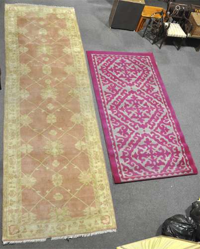 A Persian style broad runner from The Rug Company,