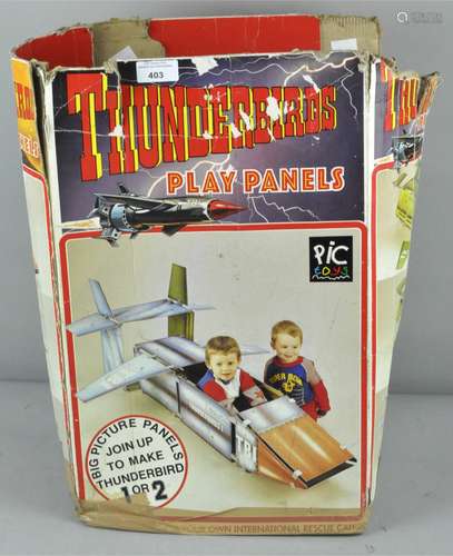 A pic toys Thunderbirds play panel set in original box