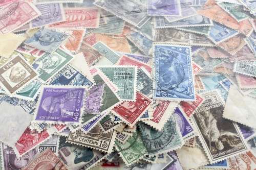 A packet of World stamps, early German sets,