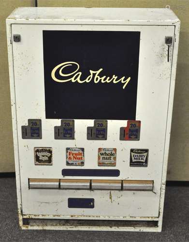 A Cadbury chocolate vending machine,