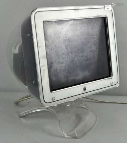 An Apple Mac computer,