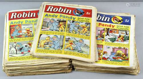 A large collection of 1960's Robin/Andy Pandy comics (100)