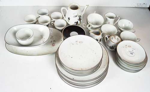 A Noritake tea set along with a Winterling part tea set. Noritake teapot measures; 16cm high.