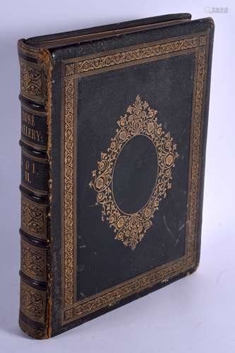 Dore Gallery, Volume II, Moroccan green leather binding. 37 cm x 26 cm.